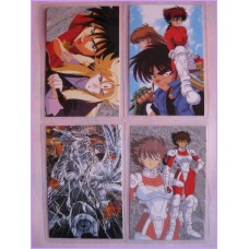 Bt'X Set 4 lamicard Original Japan Gadget Anime manga 90s Laminated Card Kurumada